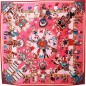 Foulard carré Indiens rose Foulard carré Indiens rose