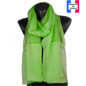 Grand foulard en soie pomme made in France