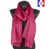 Grand foulard en soie camelia made in France