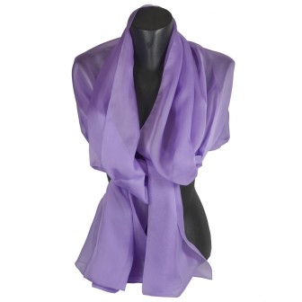 Etole soie cérémonie parme made in France