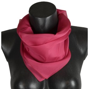 Carré en soie 65cm camélia made in France