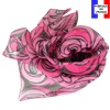 Echarpe en soie Mackintosh, Rose et Larme