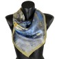 Foulard soie carré danseuse de dos Foulard soie carré danseuse de dos