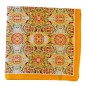 Carré soie 65cm orange