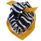 Carré soie 65cm zebre