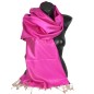Etole en soie réversible rose et beige Etole en soie réversible rose et beige