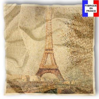 Carré de soie Seurat, Tour Eiffel