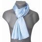 Echarpe en satin de soie bleu ciel Echarpe en satin de soie bleu ciel