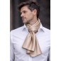 Echarpe en satin de soie beige Echarpe en satin de soie beige