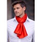 Echarpe en satin de soie rouge Echarpe en satin de soie rouge