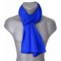 Echarpe en satin de soie bleu royal Echarpe en satin de soie bleu royal