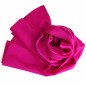 Echarpe en satin de soie rose