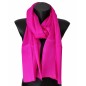 Echarpe en satin de soie rose