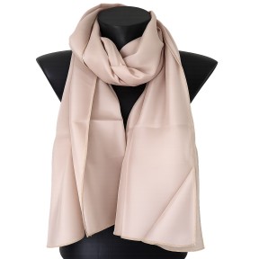 Echarpe en satin de soie chair