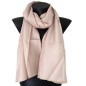 Echarpe en satin de soie chair