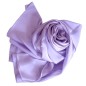 Echarpe en satin de soie mauve