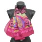 copie de Foulard carré 100 cm ethnic rose
