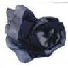 Foulard en soie bleu marine